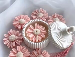 1000070651 Big Christmas bowl met 2 geurkaarsen