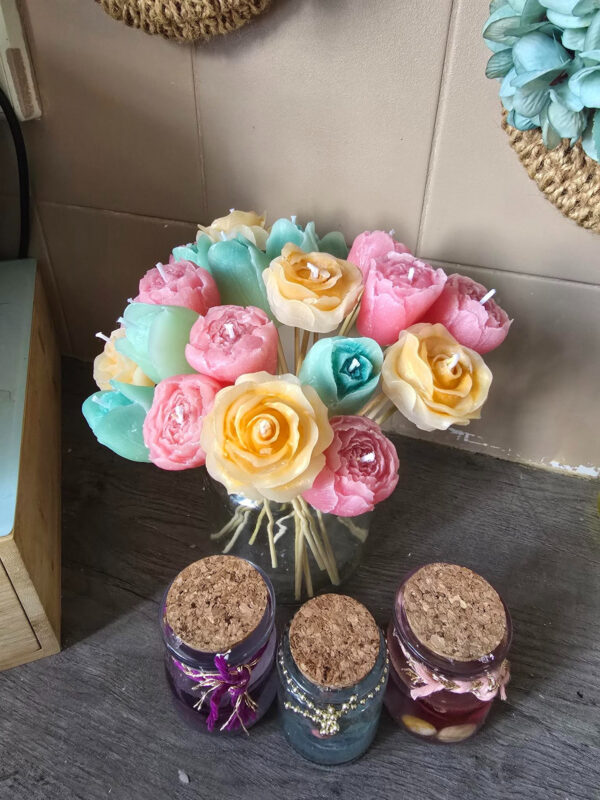 Bos met bloemen 30 stuks geur tulpenboeket